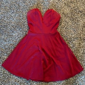 Burgundy Dress
